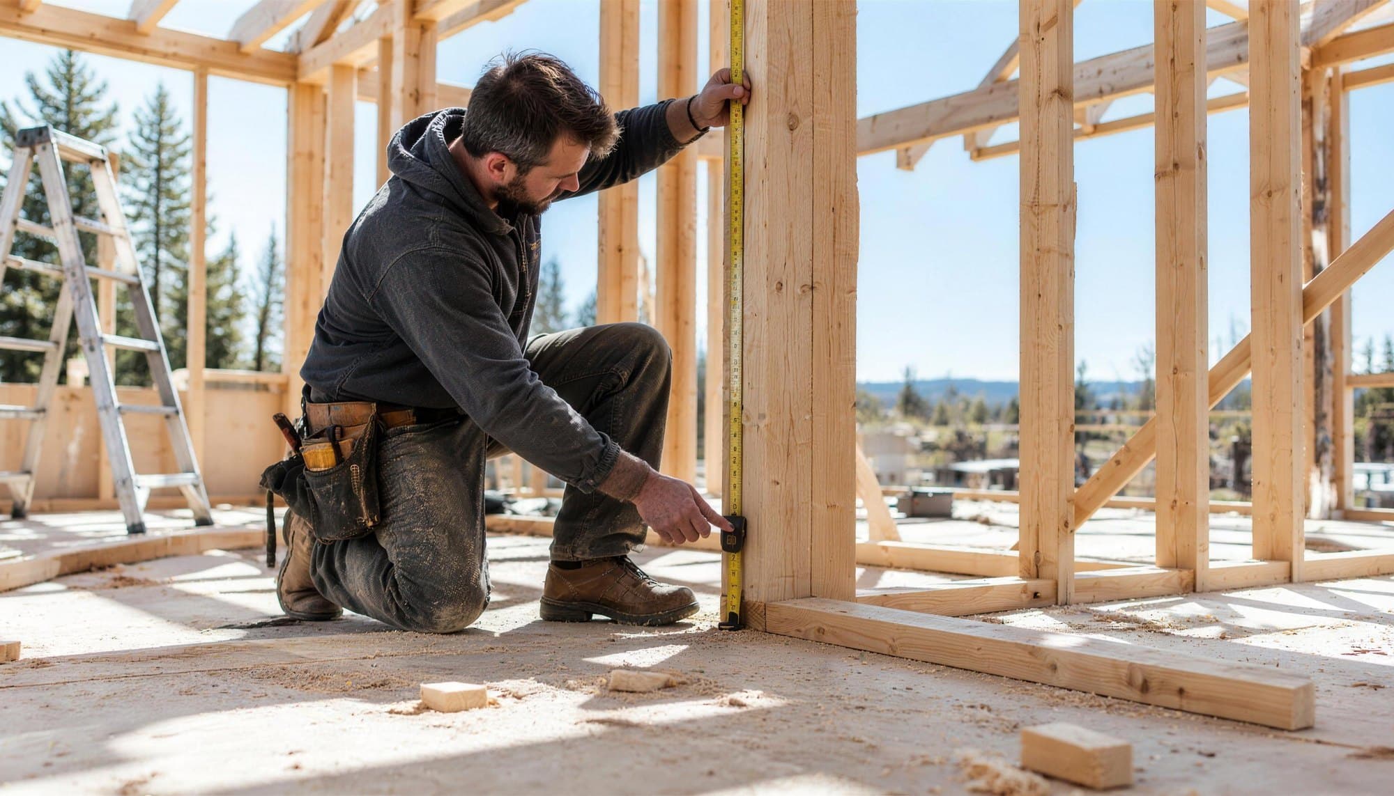 Custom home build photography